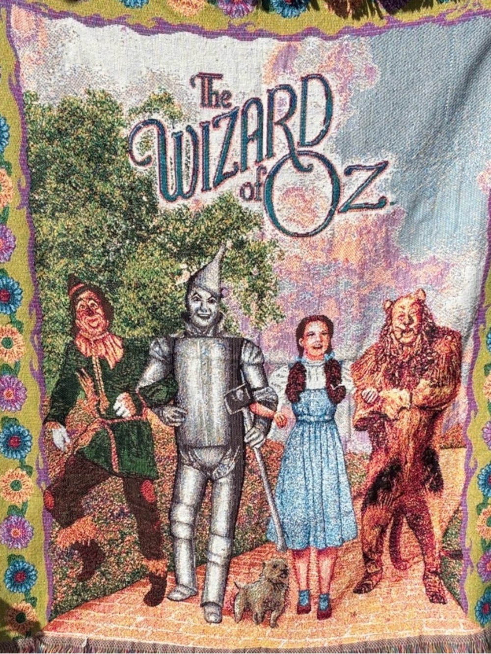The Wizard of Oz vintage throw blanket!